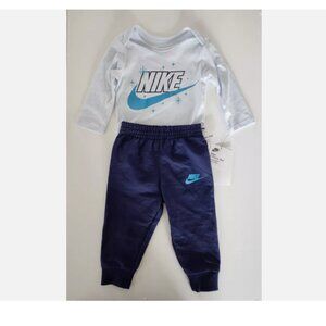 NIKE Logo Infant Baby T-shirt and Pants Size 12, 18 months